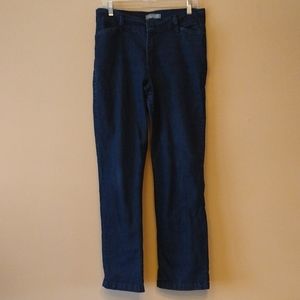 VGUC Riders by Lee dark wash, 4-pocket blue jeans, sz 8
